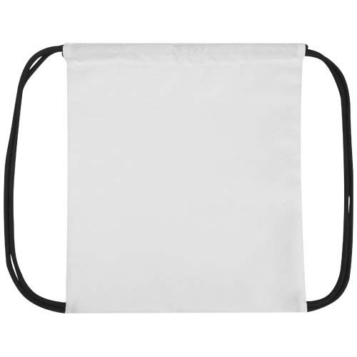 negro/blanco Bolsa con cuerdas en sublimación de rPET
