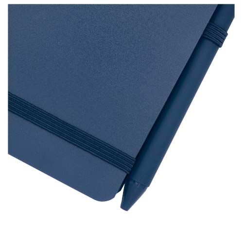 azul mar Libreta de tapa dura A6 de plástico procedente del océano con bolígrafo