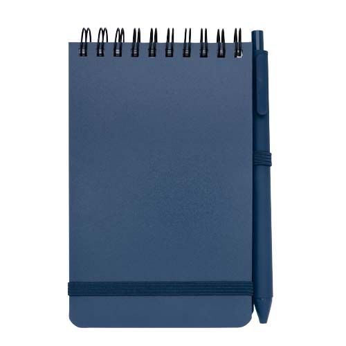 azul mar Libreta de tapa dura A6 de plástico procedente del océano con bolígrafo