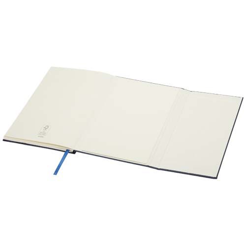 azul mar Libreta de tapa dura A5 de cuero regenerado