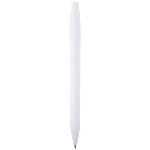 white Bolígrafo de plástico reciclado