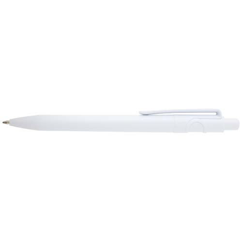 white Bolígrafo de plástico reciclado