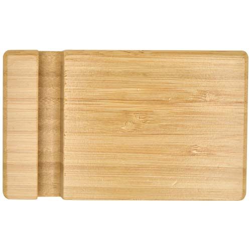 Soporte de bambú de 2 ángulos para tableta y teléfono 