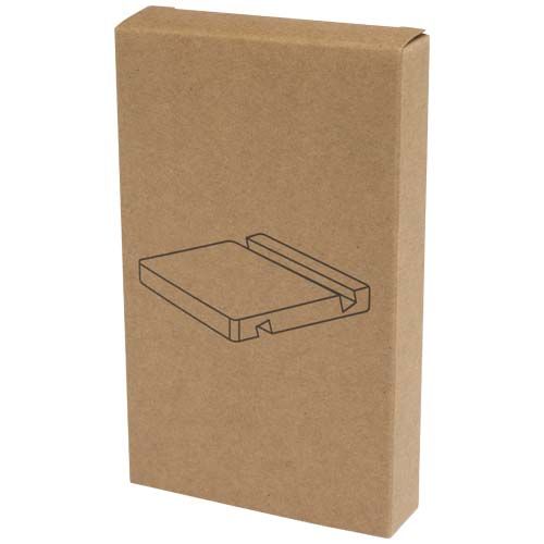 Soporte de bambú de 2 ángulos para tableta y teléfono 