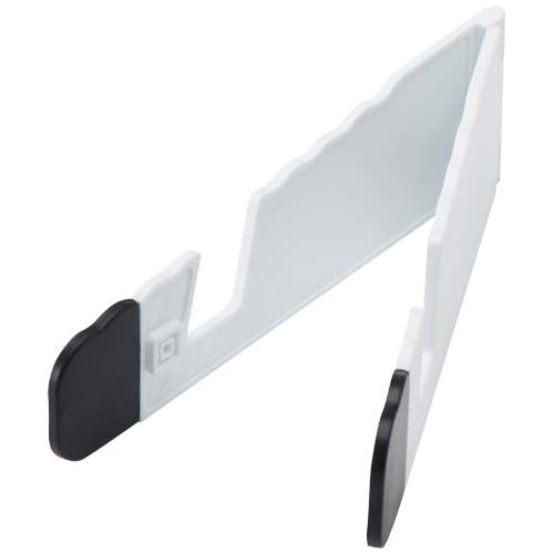 Soporte plegable de plástico reciclado para tableta y teléfono 