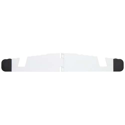 Soporte plegable de plástico reciclado para tableta y teléfono 