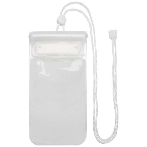 white Funda impermeable para teléfono talla L