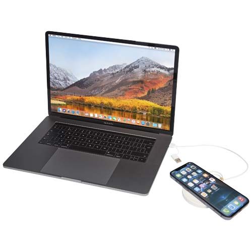 Base de carga inalámbrica de plástico reciclado de 15 W 