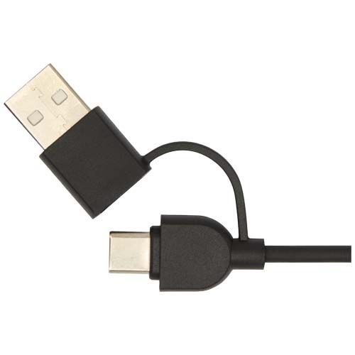 black Base de carga inalámbrica de plástico reciclado de 15 W