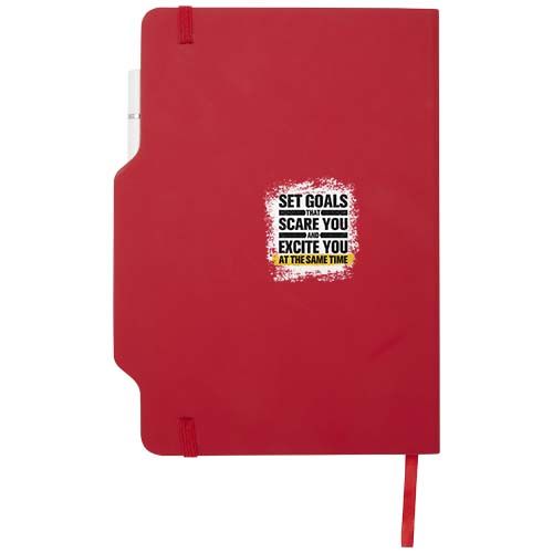 Libreta de tapa dura A5 con combinación de bolígrafo y lápiz 