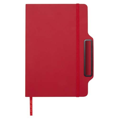 red Libreta de tapa dura A5 con combinación de bolígrafo y lápiz
