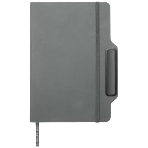 gray Libreta de tapa dura A5 con combinación de bolígrafo y lápiz