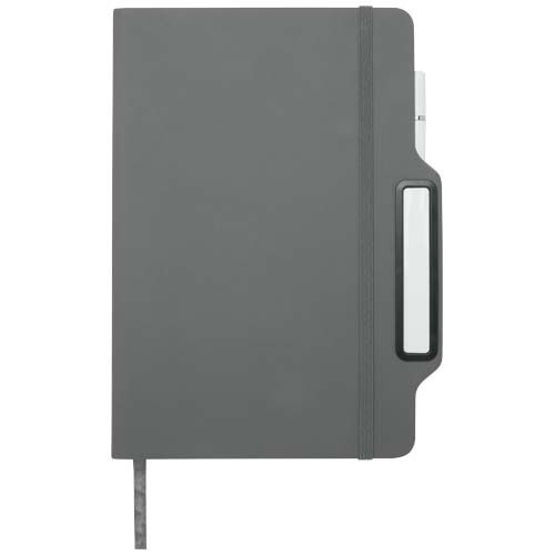 gray Libreta de tapa dura A5 con combinación de bolígrafo y lápiz