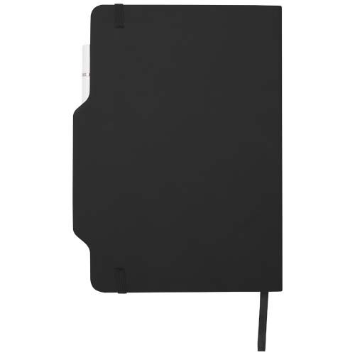 black Libreta de tapa dura A5 con combinación de bolígrafo y lápiz