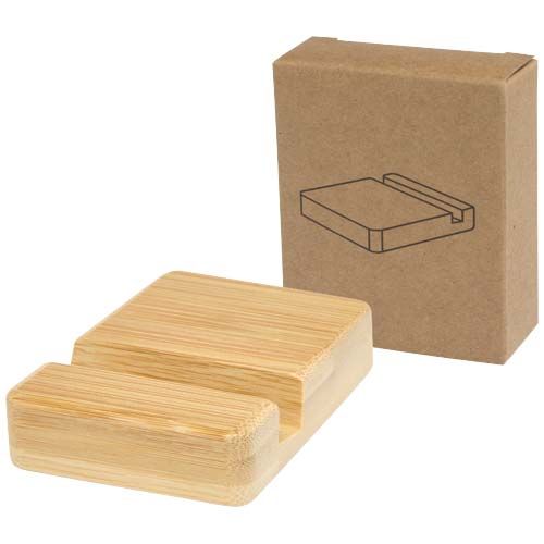 Soporte para teléfono de bambú 