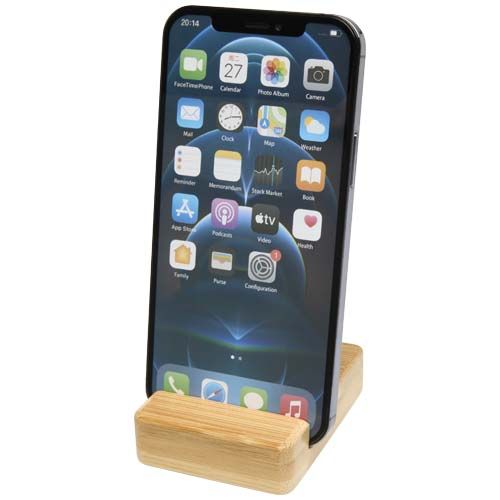 Soporte para teléfono de bambú 
