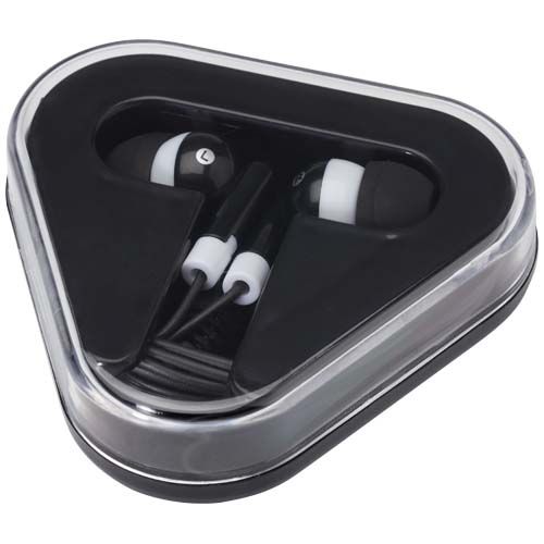 AURICULARES CON CAJA DE PLÁSTICO RECICLADO 