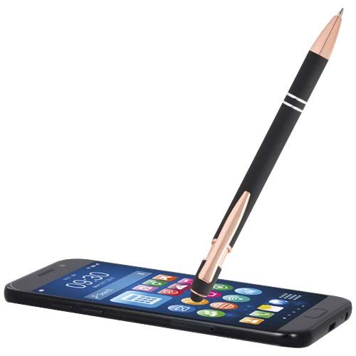 black Bolígrafo con acabado en oro rosa