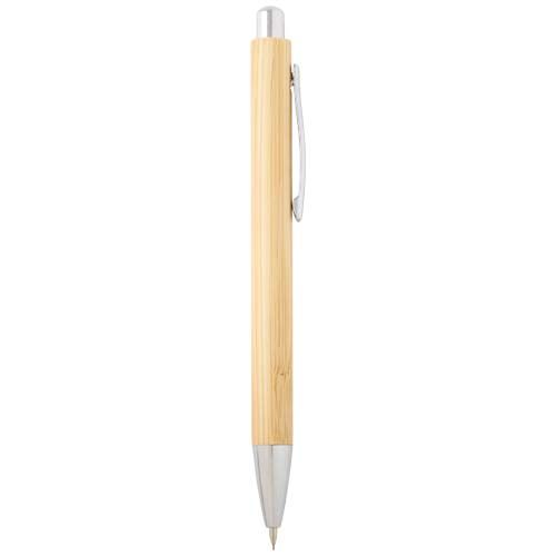 Set stylo bille et porte-mine Oblys en bambou (encre noire) - 6