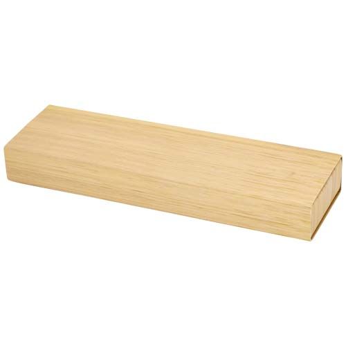 Set de bolígrafo y portaminas de bambú 