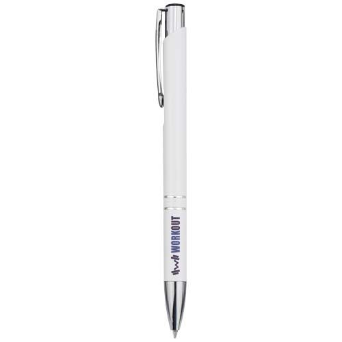 Stylo bille en aluminium recyclé Moneta (encre bleue) - 3