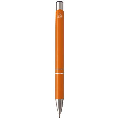 orange Bolígrafo de aluminio reciclado