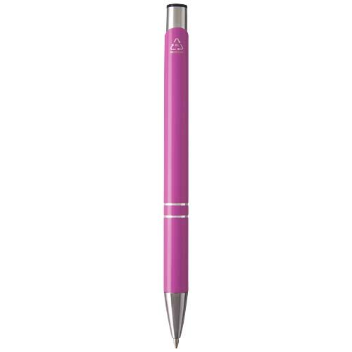 magenta Bolígrafo de aluminio reciclado