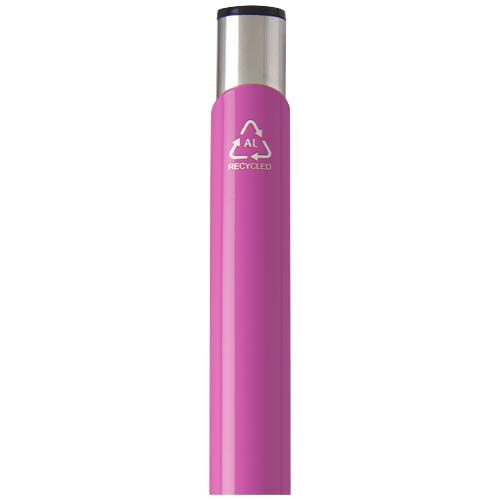 magenta Bolígrafo de aluminio reciclado