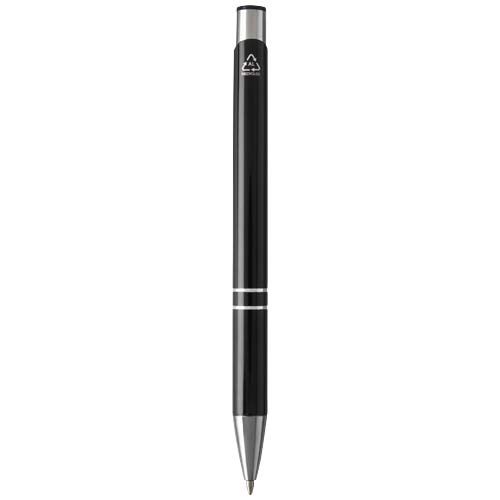 black Bolígrafo de aluminio reciclado