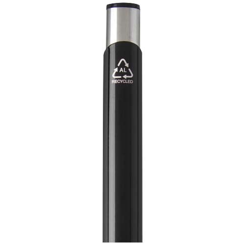 black Bolígrafo de aluminio reciclado
