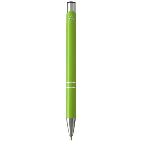 verde lima Bolígrafo de aluminio reciclado