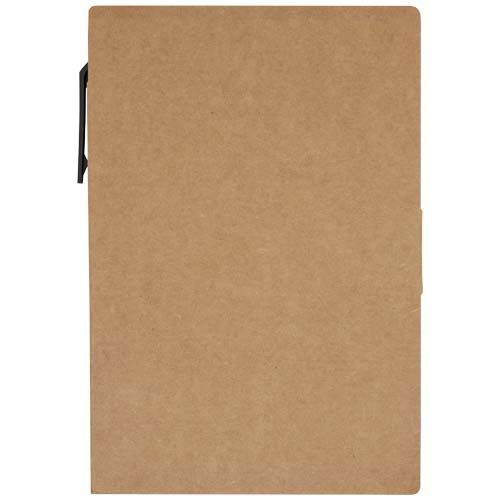 natural Libreta con notas adhesivas con bolígrafo