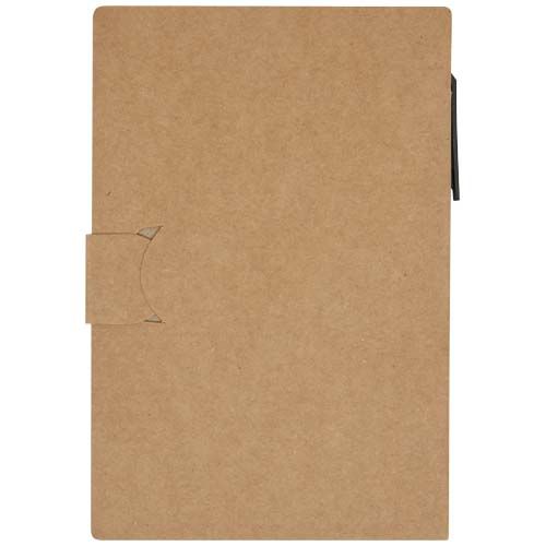 natural Libreta con notas adhesivas con bolígrafo
