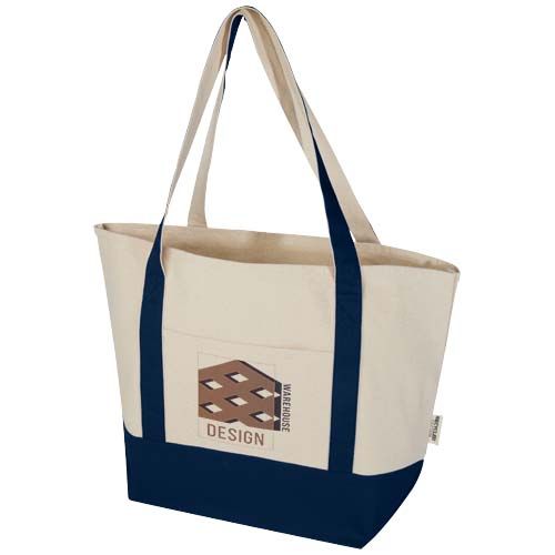 Bolsa Tote de algodón reciclado GRS de 320 g/m² 
