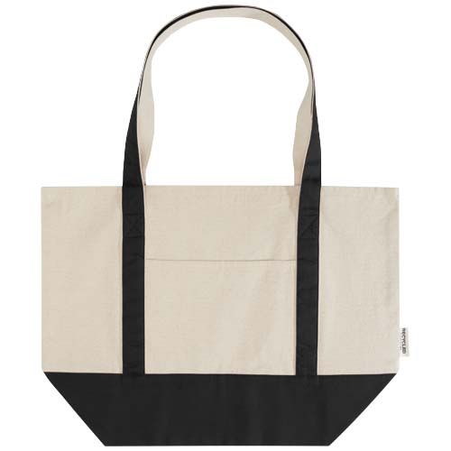 Bolsa Tote de algodón reciclado GRS de 320 g/m² 