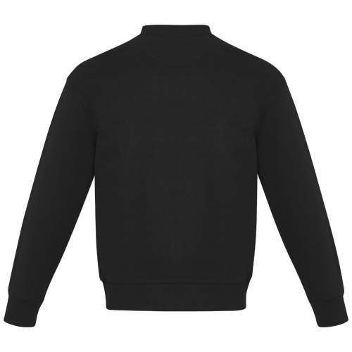 black Jersey reciclado de cuello redondo unisex