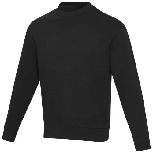 black Jersey reciclado de cuello redondo unisex Aware™ de 280 g/m² Tin