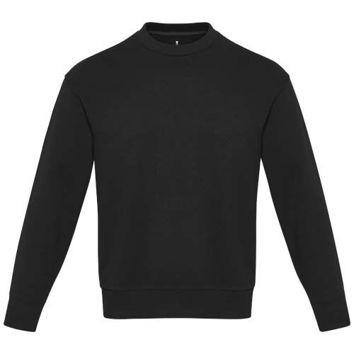 black Jersey reciclado de cuello redondo unisex Aware™ de 280 g/m² Tin