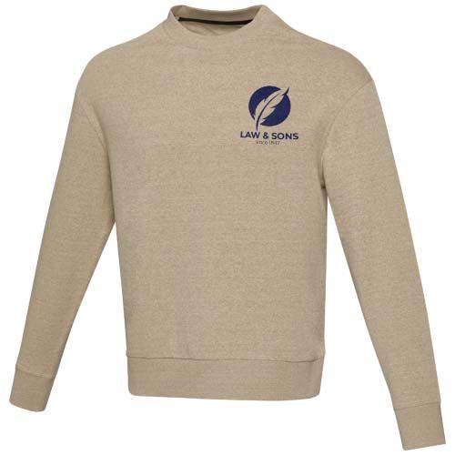 avena Jersey reciclado de cuello redondo unisex Aware™ de 280 g/m² Tin