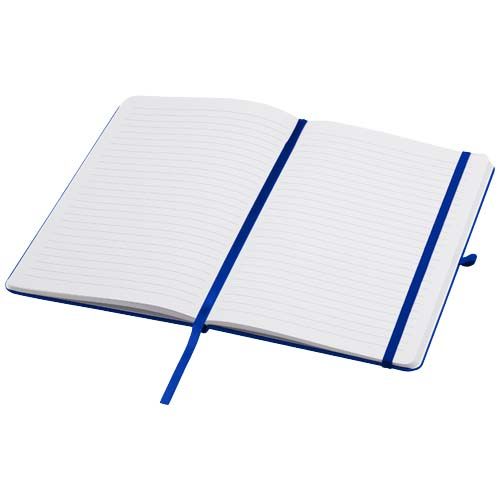azulón Libreta de tapa dura A5 de material reciclado con páginas rayadas