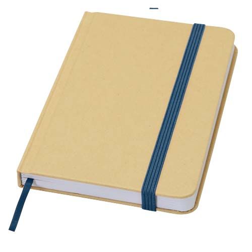 Libreta de tapa dura A6 de material reciclado con páginas lisas 