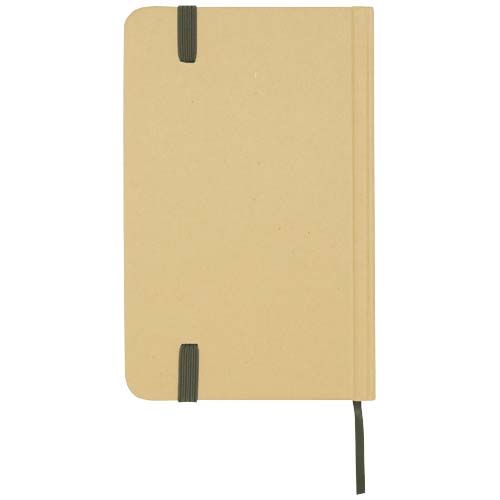 verde bosque Libreta de tapa dura A6 de material reciclado con páginas lisas