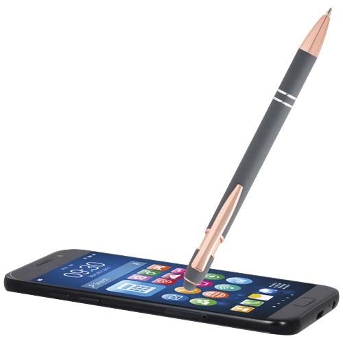 Bolígrafo con acabado en oro rosa 