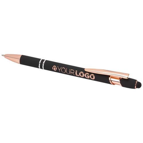 black Bolígrafo con acabado en oro rosa
