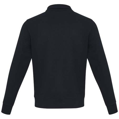 azul marino Sudadera unisex de material reciclado con cremallera 1/4 Aware™