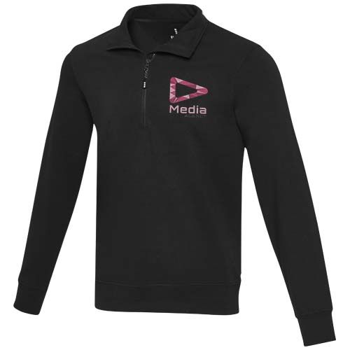 Sudadera unisex de material reciclado con cremallera 1/4 Aware™ 