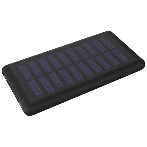 black SCX.design P30 8000 mAh bateria solar externa retroiluminada