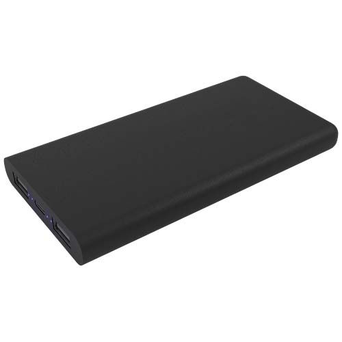 Batería externa inalámbrica de caucho luminosa de 10 000 mAh 