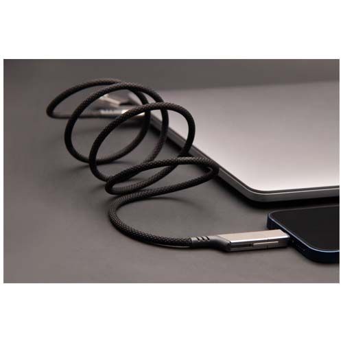 Cable de carga magnética ultrarrápida de 100 W 4 en 1 de rPET 