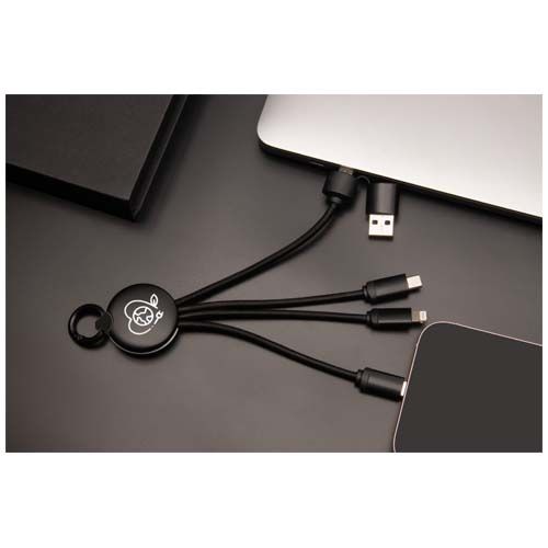 black Cable de carga de 20 W 5 en 1